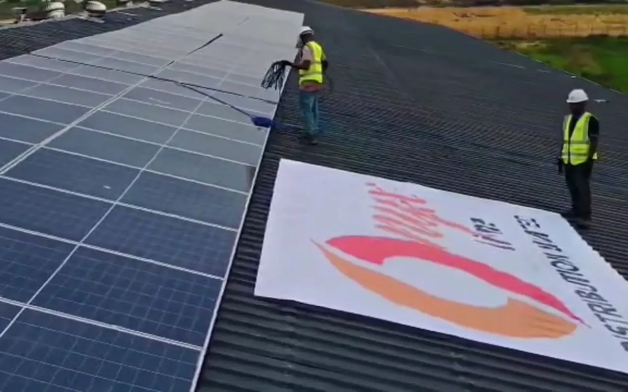 PV array installation